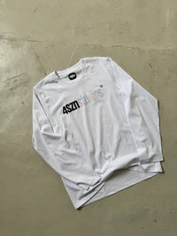 DIGITAL DOTS WHITE LONG-SLEEVE