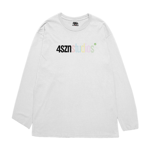 DIGITAL DOTS WHITE LONG-SLEEVE