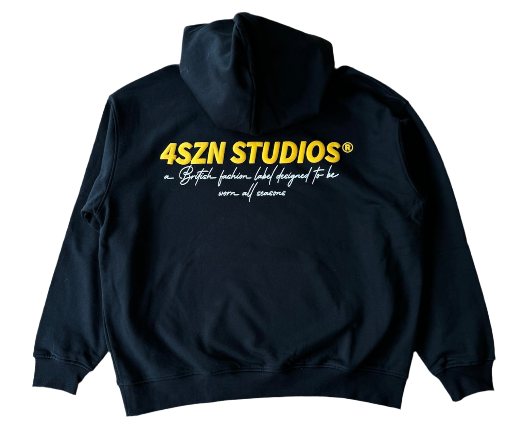 4SZN BLACK HOODIE