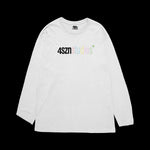 DIGITAL DOTS WHITE LONG-SLEEVE