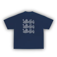 THREE LIONS TEE (NAVY)