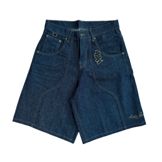 RAW DENIM TWINLINE JORTS