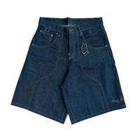 RAW DENIM TWINLINE JORTS