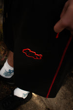 BLACK & RED SHORTS
