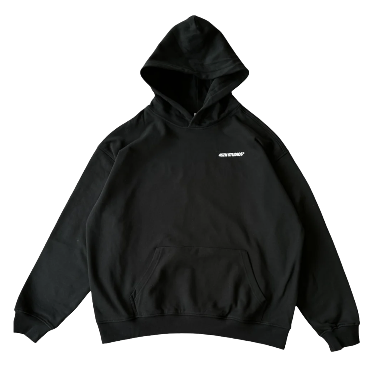 4SZN BLACK HOODIE