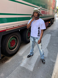 BLOCK TXT TEE